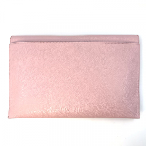 BGents leather Laptop Tablet, Couvert pink,  back detail